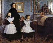 Edgar Degas Belury is family painting